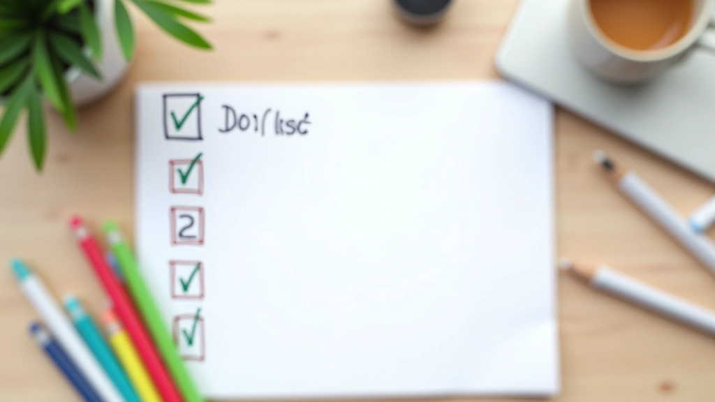 Yazılı yapılacaklar listesi ve kontrol kutuları, minimalist stil